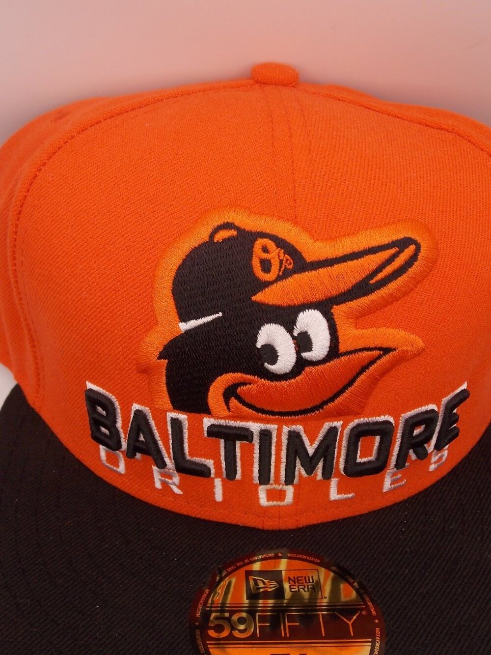 New Era 59Fifity Baltimore Orioles Fitted Hat Sz 7 5/8